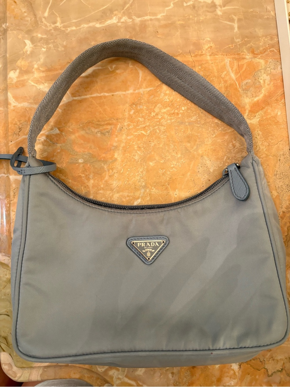 Prada Tessuto Nylon Re-Edition 2000 light blue